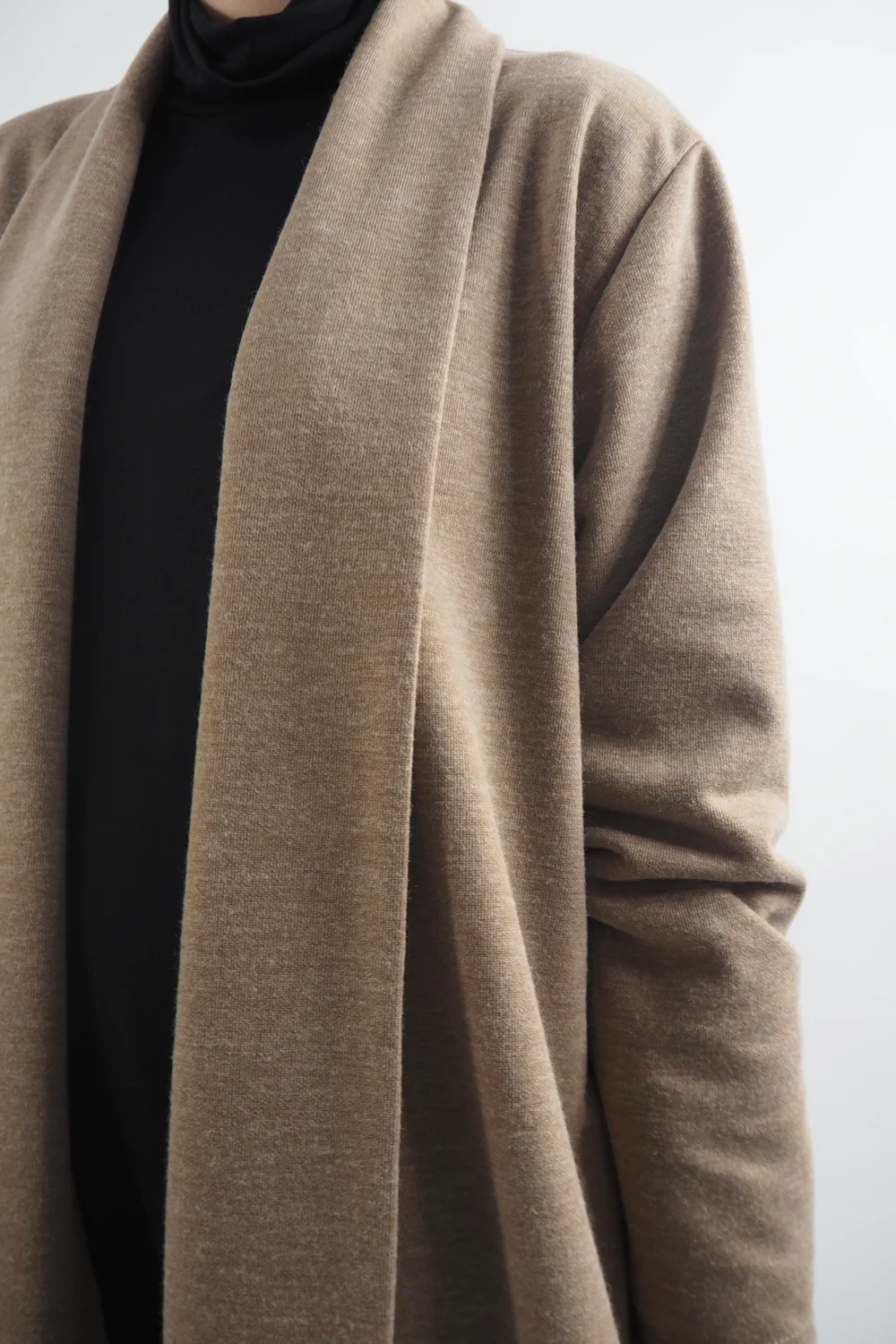 Made In Italy Belgravia Stretch Duster Jacket Camel 6 Made In Italy Belgravia Stretch Duster Jacket Camel - Image 4