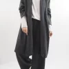 Made In Italy Belgravia Stretch Duster Jacket Charcoal Marl -Fashion Women's Store made in italy belgravia stretch duster jacket charcoal marl 1.jpg