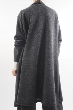 Made In Italy Belgravia Stretch Duster Jacket Charcoal Marl -Fashion Women's Store made in italy belgravia stretch duster jacket charcoal marl 3.jpg