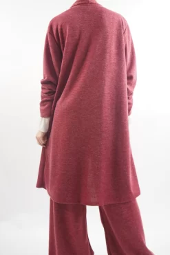 Made In Italy Belgravia Stretch Duster Jacket Cranberry Marl 9 Made In Italy Belgravia Stretch Duster Jacket Cranberry Marl -Fashion Women's Store made in italy belgravia stretch duster jacket cranberry marl2.jpg