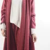 Made In Italy Belgravia Stretch Duster Jacket Cranberry Marl -Fashion Women's Store made in italy belgravia stretch duster jacket cranberry marl3.jpg