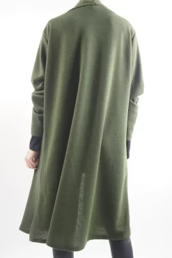 Made In Italy Belgravia Stretch Duster Jacket Olive / -Fashion Women's Store made in italy belgravia stretch duster jacket olive 3.jpg