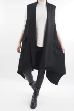 Made In Italy Belgravia Weekend Gilet Black