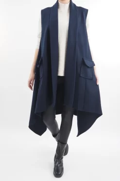 Made In Italy Belgravia Weekend Gilet Navy