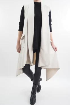 Made In Italy Belgravia Weekend Gilet Stone