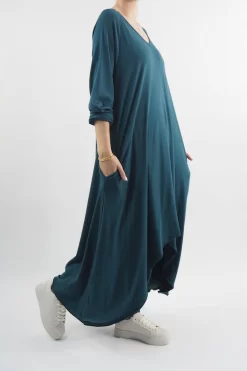 Made In Italy Bodhi Archie Dress Dark Lagoon -Fashion Women's Store made in italy bodhi archie dress dark lagoon 2.jpg