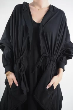 Made In Italy Bodhi Goody Hoodie Black -Fashion Women's Store made in italy bodhi goody hoodie black 4.jpg