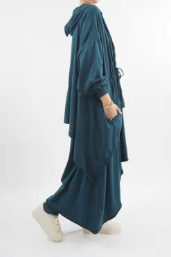 Made In Italy Bodhi Goody Hoodie Dark Lagoon -Fashion Women's Store made in italy bodhi goody hoodie dark lagoon 2.jpg