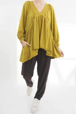 Made In Italy Bodhi Rock The Smock Ochre