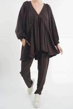 Made In Italy Bodhi Rock The Smock Umber