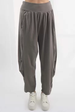 Made In Italy Bodhi Tuck Cocoon Pant Mushroom
