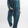 Made In Italy Bodhi Twist Jumpsuit Dark Lagoon
