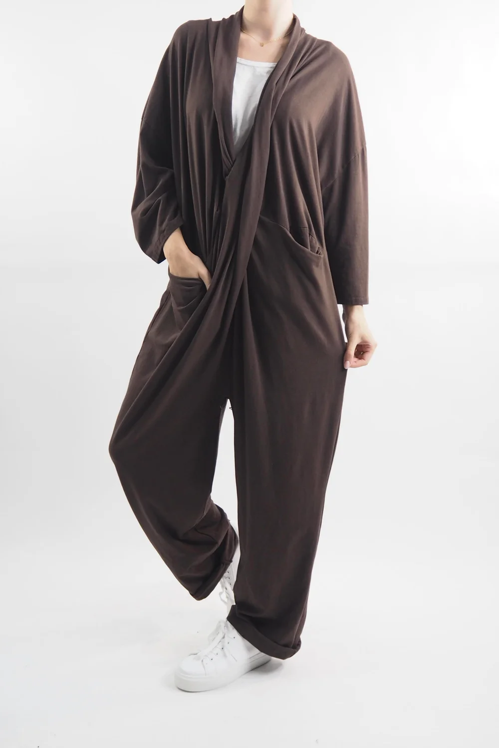 Made In Italy Bodhi Twist Jumpsuit Umber 4 Made In Italy Bodhi Twist Jumpsuit Umber - Image 2