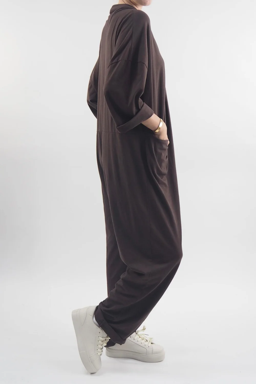 Made In Italy Bodhi Twist Jumpsuit Umber 5 Made In Italy Bodhi Twist Jumpsuit Umber - Image 3