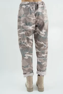 Made In Italy Camo Classic Magic Trouser Antique Blush Pink -Fashion Women's Store made in italy camo classic magic trouser antique blush03.jpg