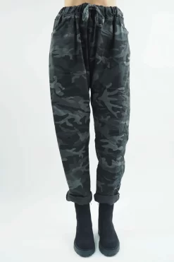 Made In Italy Camo Classic Magic Trouser Graphite Grey -Fashion Women's Store made in italy camo classic magic trouser graphite01.jpg