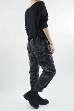 Made In Italy Camo Classic Magic Trouser Graphite Grey -Fashion Women's Store made in italy camo classic magic trouser graphite06.jpg