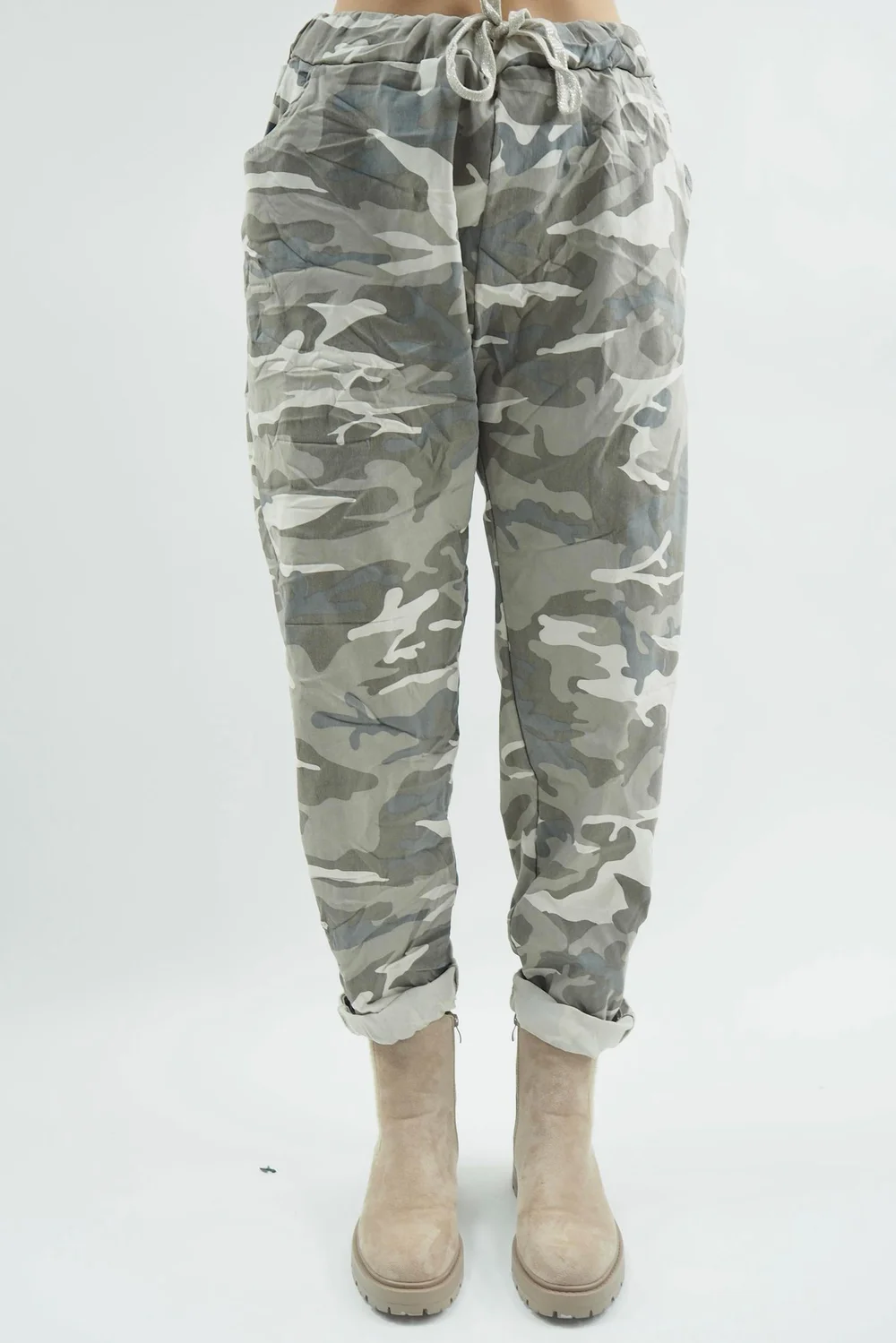 Made In Italy Camo Classic Magic Trouser Stone 4 Made In Italy Camo Classic Magic Trouser Stone - Image 2