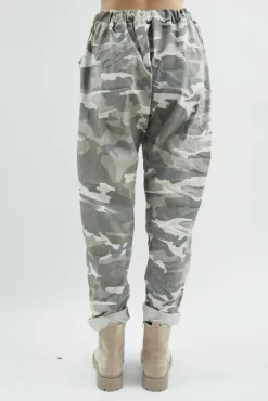 Made In Italy Camo Classic Magic Trouser Stone 13 Made In Italy Camo Classic Magic Trouser Stone -Fashion Women's Store made in italy camo classic magic trouser stone04.jpg