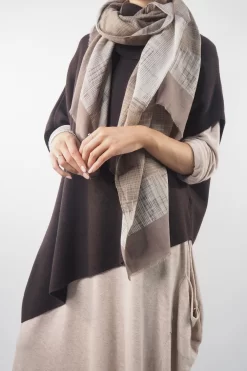 Made In Italy Chalet Classic Cocoon Knit Dress Oatmeal Beige -Fashion Women's Store made in italy chalet classic cocoon knit dress oatmeal beige06.jpg