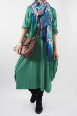 Made In Italy Chalet Classic Cocoon Knit Dress Plant Green 11 Made In Italy Chalet Classic Cocoon Knit Dress Plant Green -Fashion Women's Store made in italy chalet classic cocoon knit dress plant green01.jpg