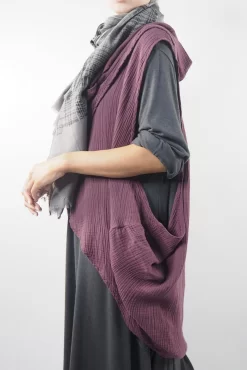 Made In Italy Chalet Classic Cocoon Knit Dress Shadow Grey -Fashion Women's Store made in italy chalet classic cocoon knit dress shadow grey06.jpg