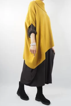 Made In Italy Chalet Classic Cocoon Knit Dress Umber Brown ** -Fashion Women's Store made in italy chalet classic cocoon knit dress umber brown06.jpg