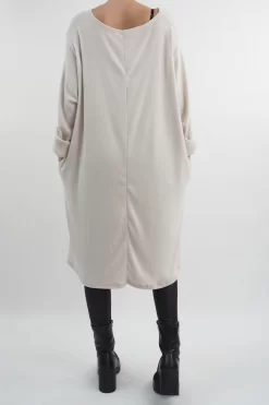 Made In Italy Chalet Pocketed Swing Soft Knit Dress Stone -Fashion Women's Store made in italy chalet pocketed swing dress stone 4.jpg