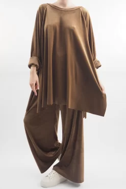 Made In Italy Chalet Soft Stretch Velour Set Chestnut 9 Made In Italy Chalet Soft Stretch Velour Set Chestnut -Fashion Women's Store made in italy chalet soft stretch velour set chestnut204.jpg