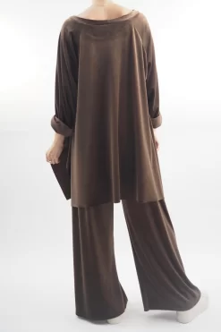 Made In Italy Chalet Soft Stretch Velour Set Cocoa -Fashion Women's Store made in italy chalet soft stretch velour set cocoa203.jpg