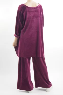 Made In Italy Chalet Soft Stretch Velour Set Magenta 8 Made In Italy Chalet Soft Stretch Velour Set Magenta -Fashion Women's Store made in italy chalet soft stretch velour set magenta03.jpg