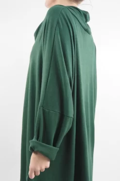 Made In Italy Chalet Super Slouch Cowl Knit Top Forest -Fashion Women's Store made in italy chalet super slouch cowl knit top forest03.jpg