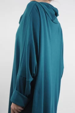 Made In Italy Chalet Super Slouch Cowl Knit Top Prussian -Fashion Women's Store made in italy chalet super slouch cowl knit top prussian03.jpg