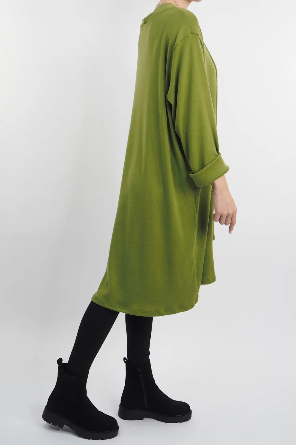 Made In Italy Chalet When 2 Become 1 Dress Olive Zing 4 Made In Italy Chalet When 2 Become 1 Dress Olive Zing - Image 2