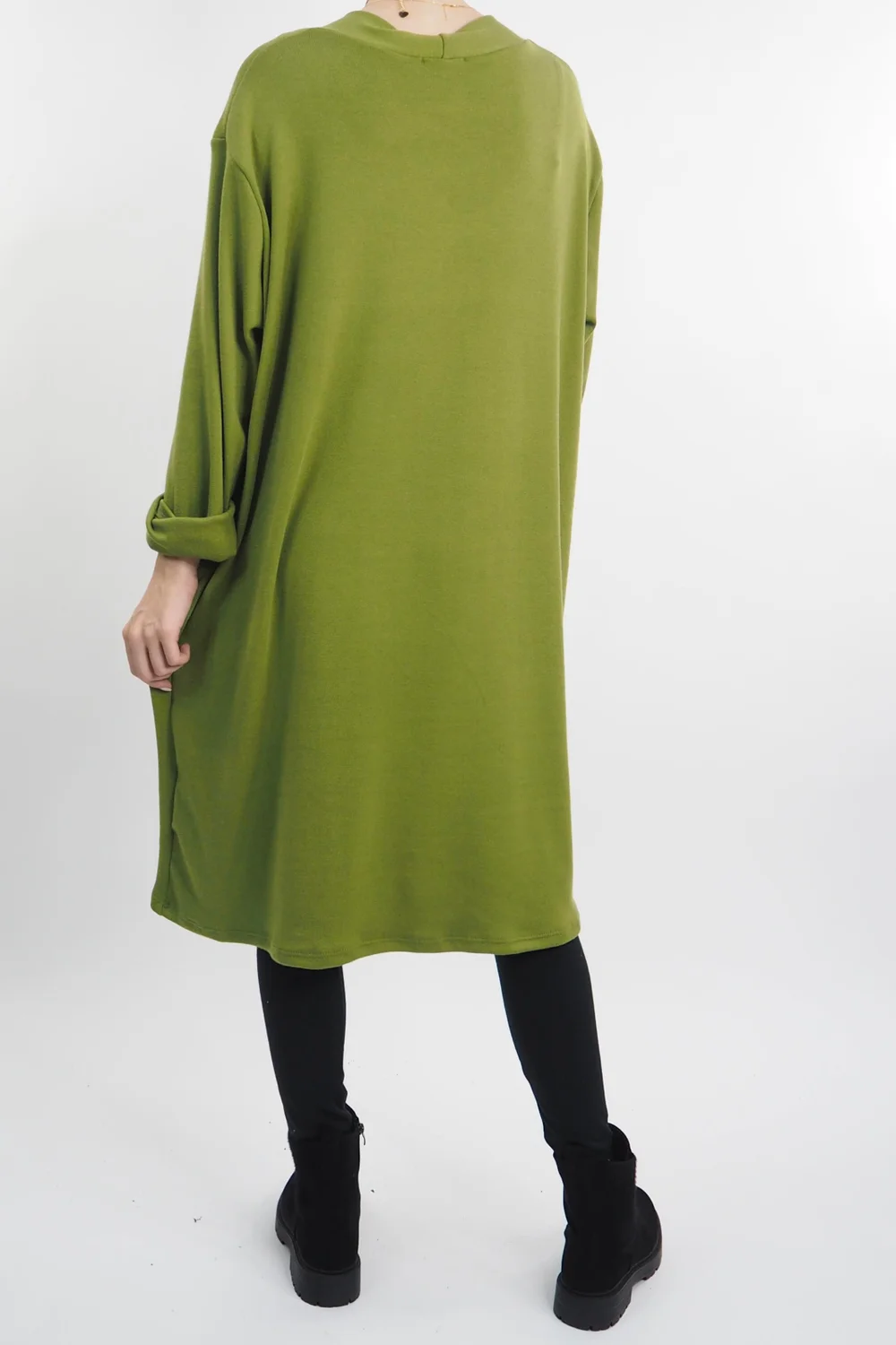 Made In Italy Chalet When 2 Become 1 Dress Olive Zing 6 Made In Italy Chalet When 2 Become 1 Dress Olive Zing - Image 4