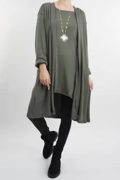 Made In Italy Chalet When 2 Become 1 Dress Soft Khaki -Fashion Women's Store made in italy chalet when 2 become 1 dress soft khaki.jpg