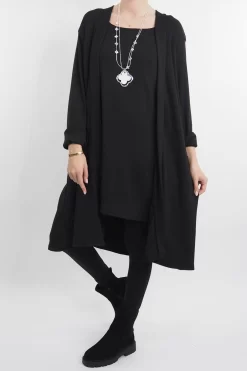 Made In Italy Chalet When 2 Become 1 Dress Black