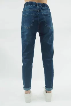 Made In Italy Classic Athleisure Jean Dark Denim 9 Made In Italy Classic Athleisure Jean Dark Denim -Fashion Women's Store made in italy classic athleisure jean dark denim04.jpg