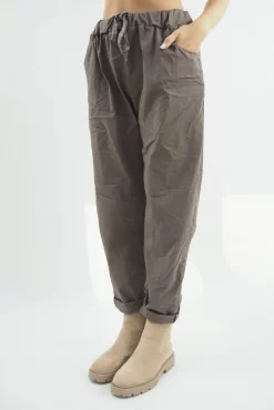 Made In Italy Classic Magic Trouser Earth