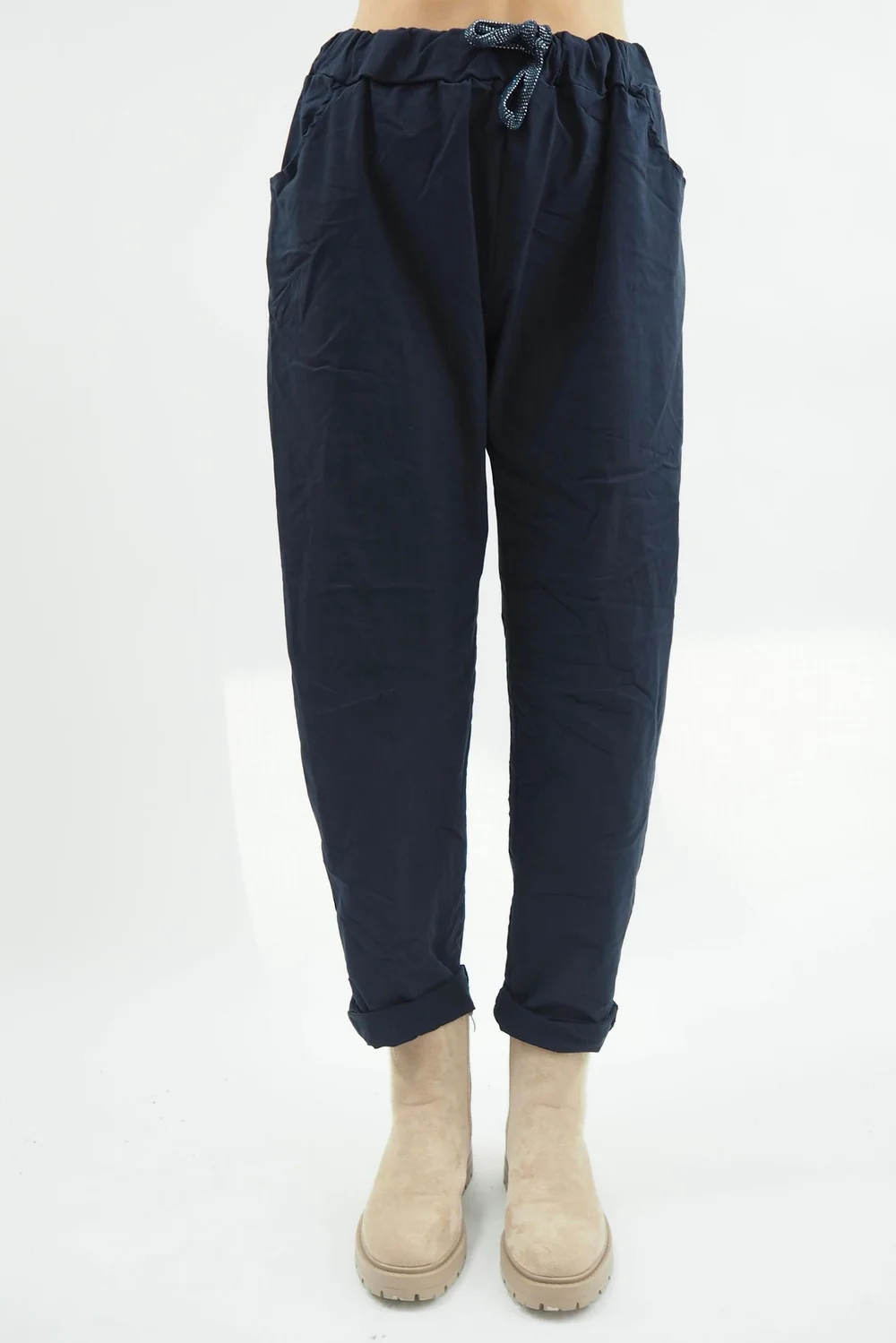 Made In Italy Classic Magic Trouser Navy 4 Made In Italy Classic Magic Trouser Navy - Image 2