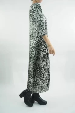 Made In Italy Classic Parachute Dress Mixed Animal Khaki 9 Made In Italy Classic Parachute Dress Mixed Animal Khaki -Fashion Women's Store made in italy classic parachute dress mixed animal khaki 3.jpg