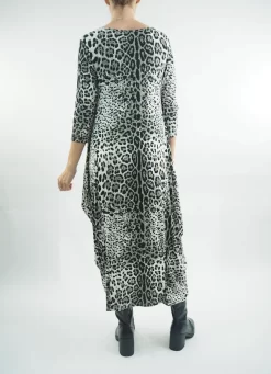 Made In Italy Classic Parachute Dress Mixed Animal Khaki 10 Made In Italy Classic Parachute Dress Mixed Animal Khaki -Fashion Women's Store made in italy classic parachute dress mixed animal khaki 4.jpg