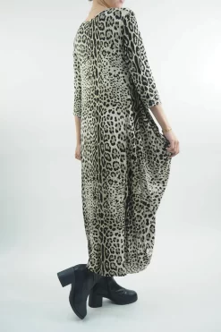 Made In Italy Classic Parachute Dress Mixed Animal Natural 7 Made In Italy Classic Parachute Dress Mixed Animal Natural -Fashion Women's Store made in italy classic parachute dress mixed animal natural 2.jpg