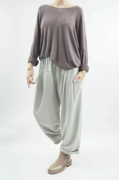 Made In Italy Classic Super Soft Fine Knit Top Hot Chocolate 10 Made In Italy Classic Super Soft Fine Knit Top Hot Chocolate -Fashion Women's Store made in italy classic super soft fine knit hot chocolate04.jpg