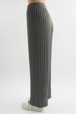 Made In Italy Classic Super Soft Ribbed Fine Knit Pant Khaki -Fashion Women's Store made in italy classic super soft ribbed fine knit pant khaki 3.jpg