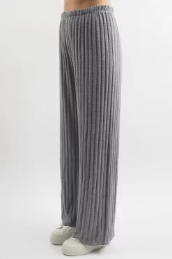 Made In Italy Classic Super Soft Ribbed Fine Knit Pant Slate Marl -Fashion Women's Store made in italy classic super soft ribbed fine knit pant slate marl 3.jpg