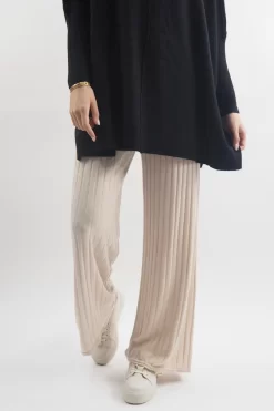 Made In Italy Classic Super Soft Ribbed Fine Knit Pant Stone 10 Made In Italy Classic Super Soft Ribbed Fine Knit Pant Stone -Fashion Women's Store made in italy classic super soft ribbed fine knit pant stone 2.jpg