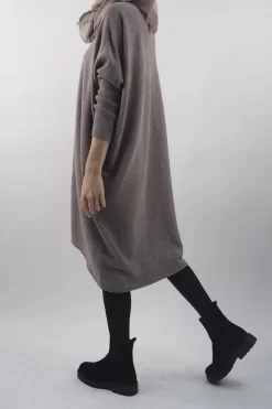 Made In Italy Conrad Archie Le Sac Dress Mocha Marl -Fashion Women's Store made in italy conrad archie le sac dress mocha marl3.jpg