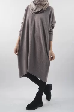 Made In Italy Conrad Archie Le Sac Dress Mocha Marl -Fashion Women's Store made in italy conrad archie le sac dress mocha marl4.jpg