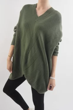 Made In Italy Conrad Chevron Archie Knit Top Khaki 9 Made In Italy Conrad Chevron Archie Knit Top Khaki -Fashion Women's Store made in italy conrad chevron archie knit top khaki 3.jpg